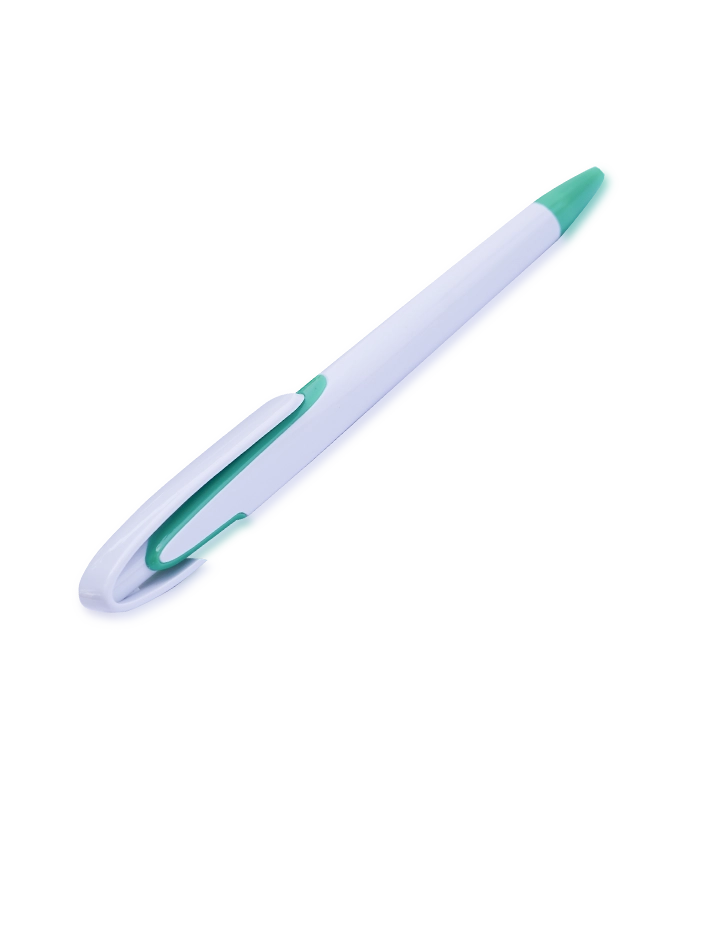 Green Promotional Plastic Pen – Customizable – 147×11mm