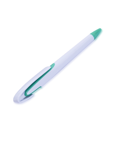 Green Promotional Plastic Pen – Customizable – 147×11mm