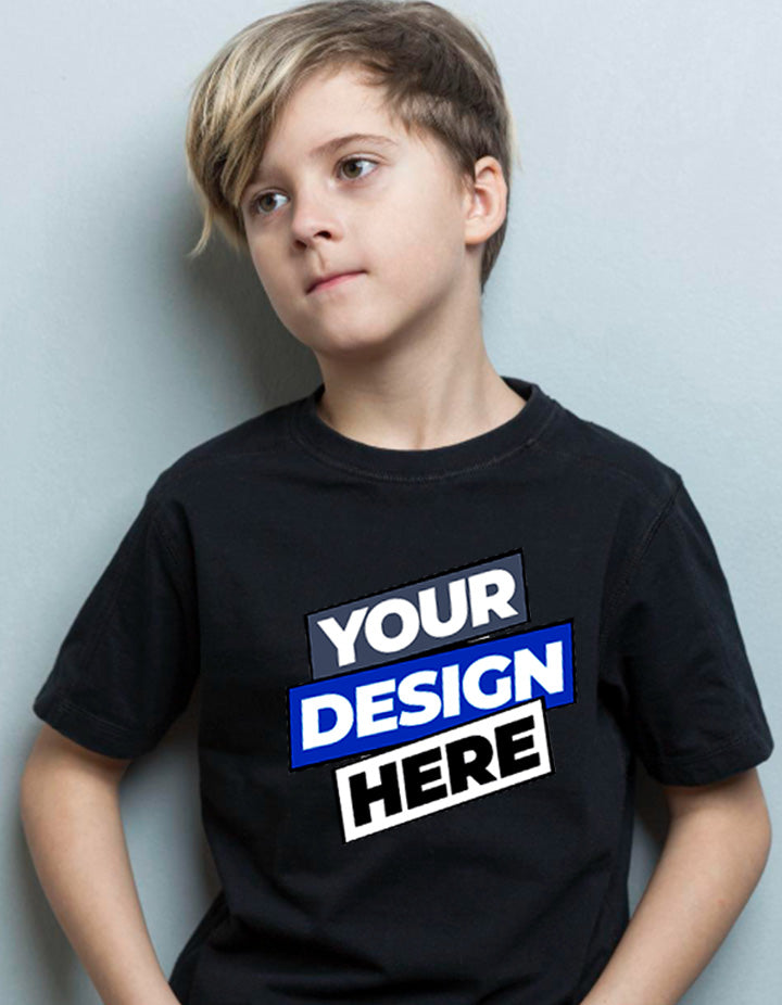 Kids Boys' Round-Neck T-Shirts - Magic Print |