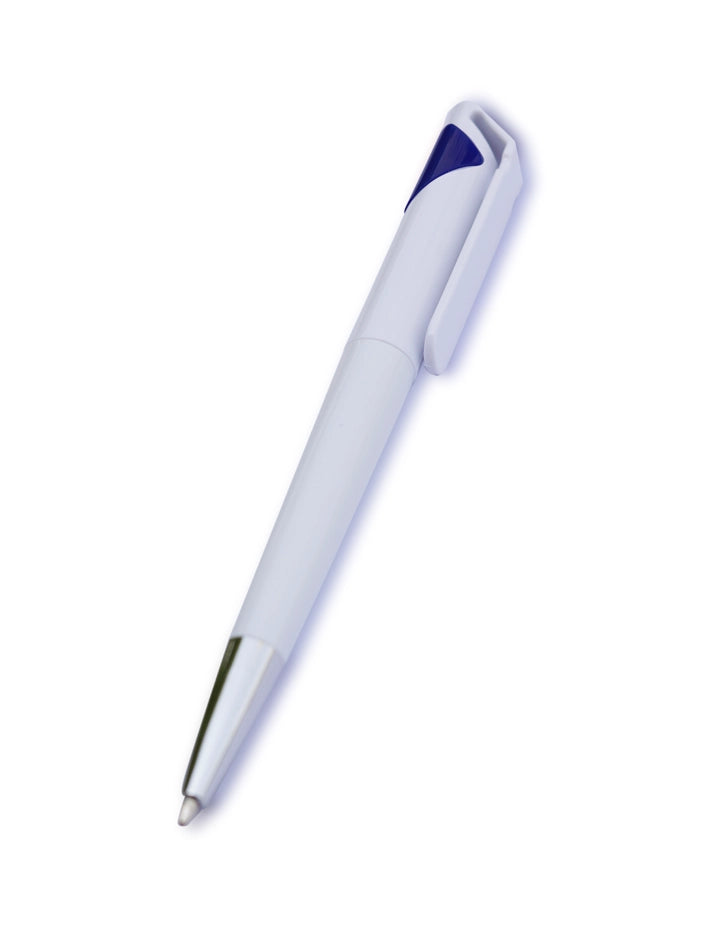 Blue Promotional Plastic Pen – Customizable – 140×13mm