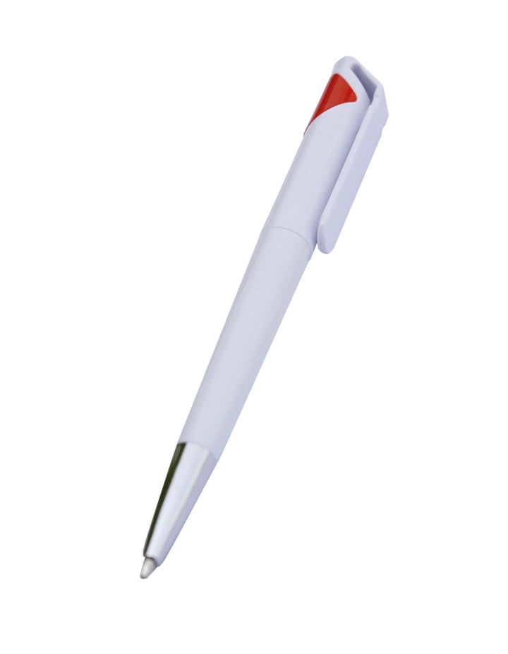 Red Promotional Plastic Pen – Customizable – 140×13mm