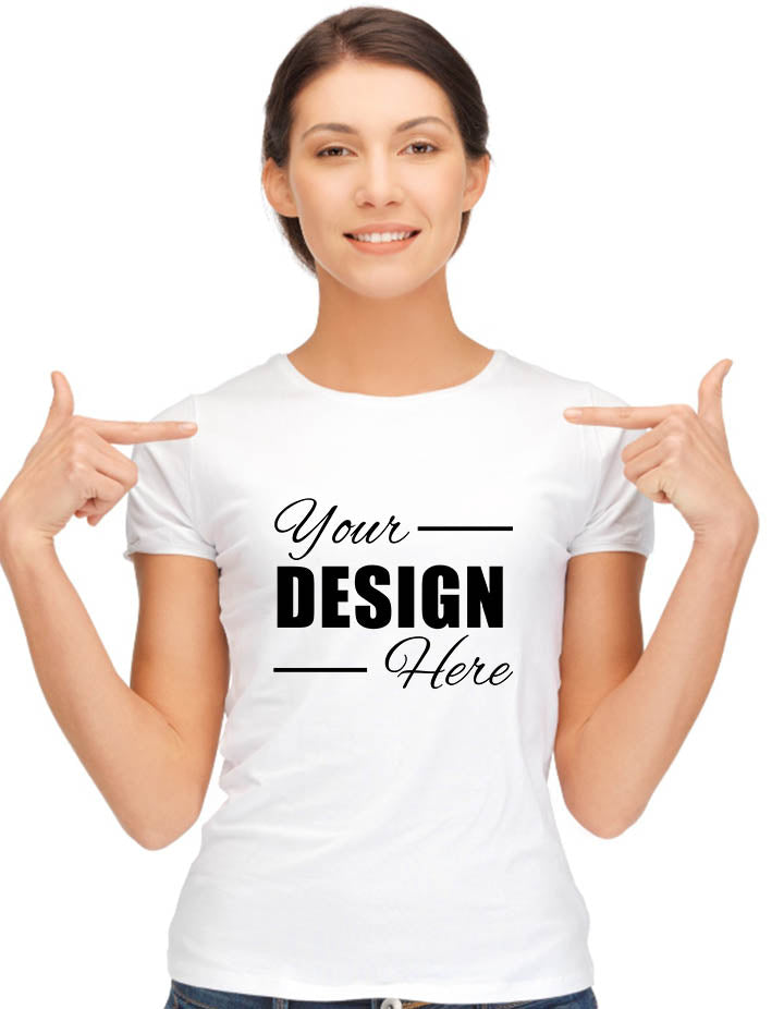 Customized Women's Round-Neck T-Shirt