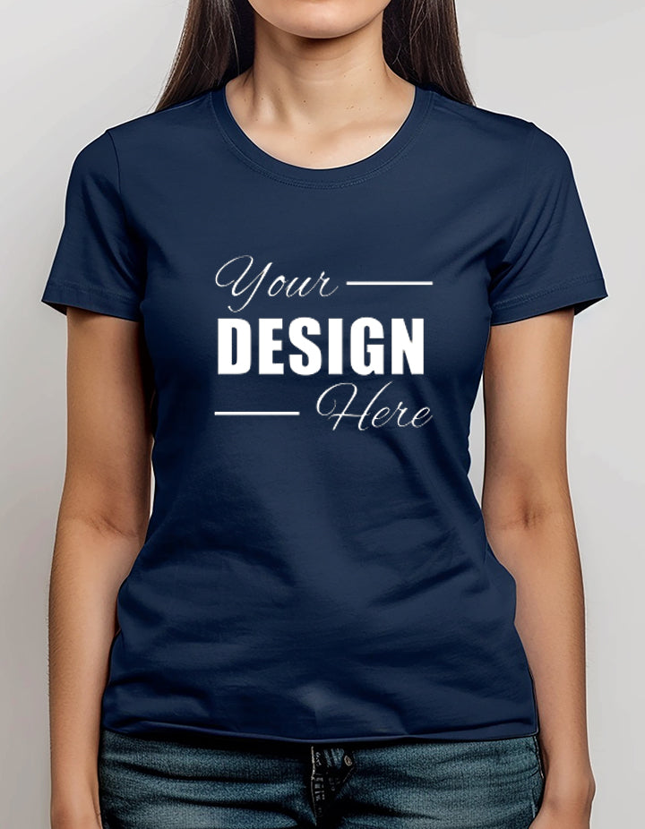 Customized Women's Round-Neck T-Shirt